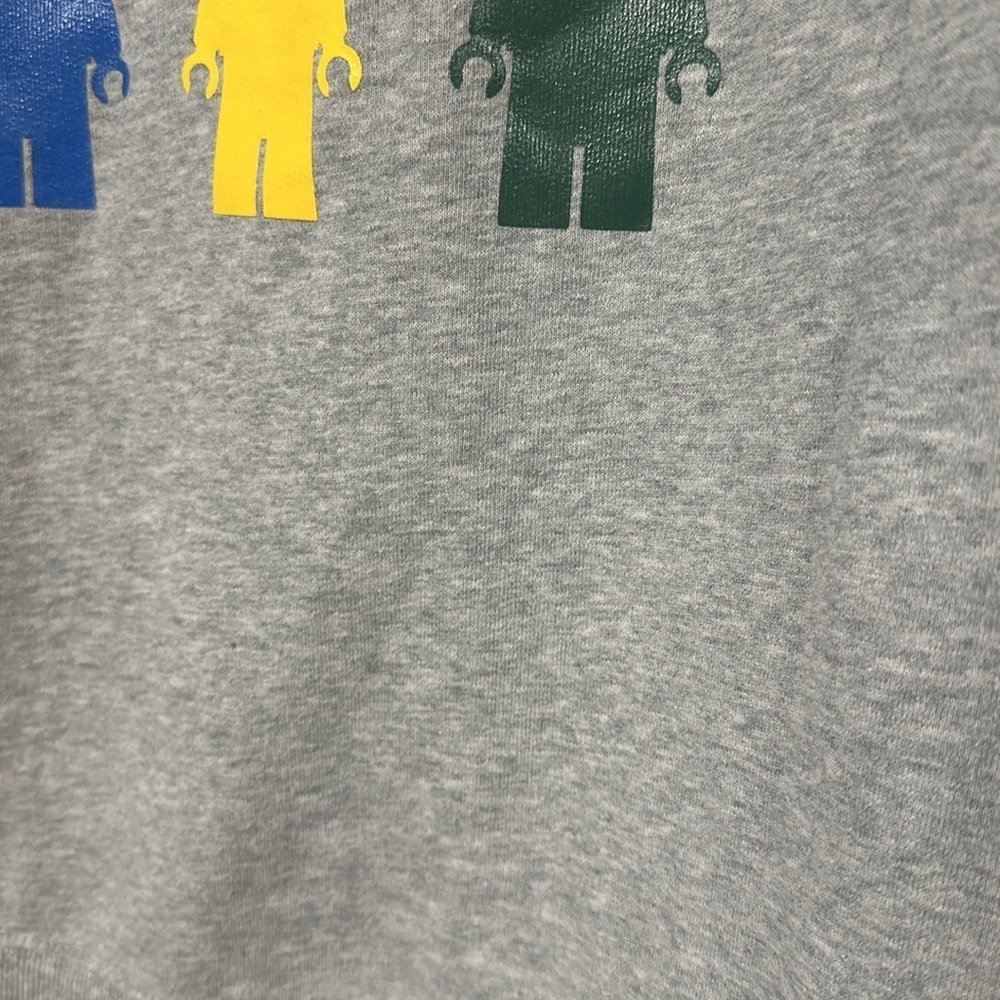 Target Lego long sleeve gray multicolored mini figure graphic Men Sweatshirt M - Picture 8 of 8